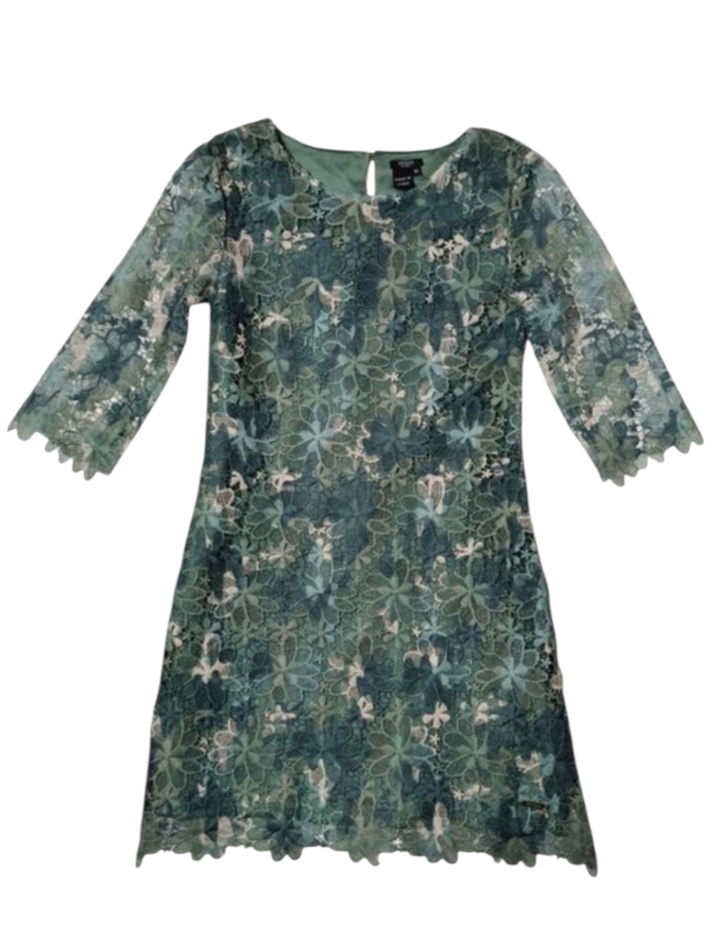 Guess Girl's Green Lace Dress Cocktail Party Event Size 10